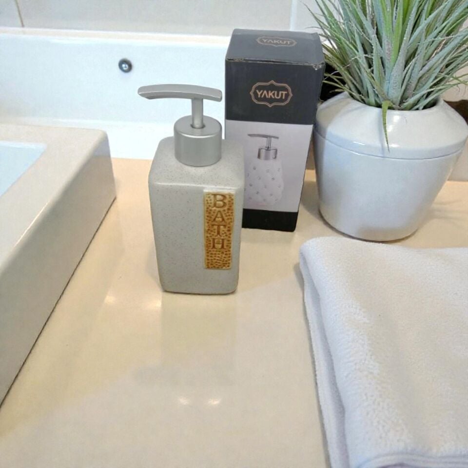 YAKUT İTH YKT 11854 Sıvı Sabunluk Bath Desenli