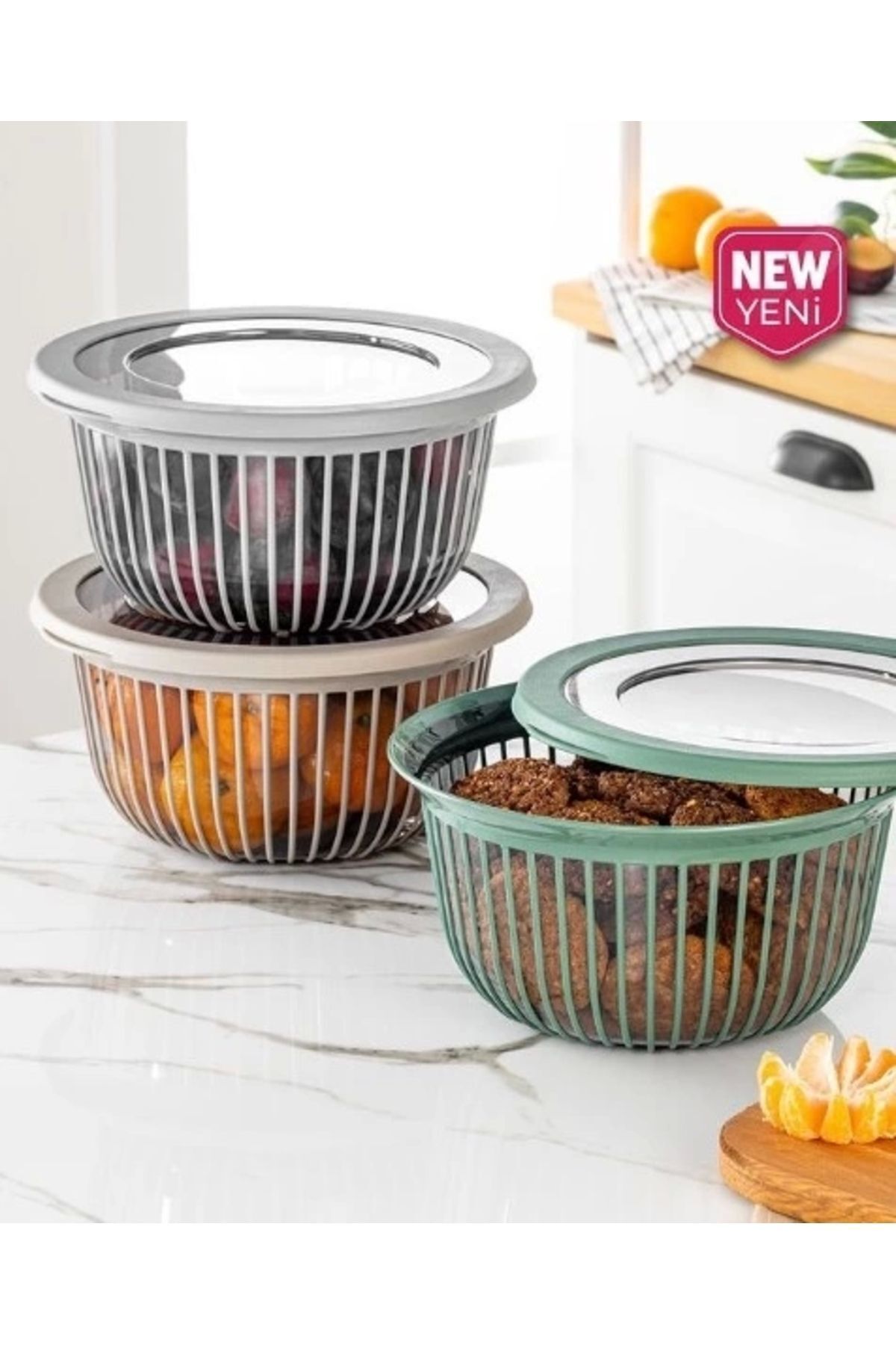 Demet DMR 7536 Saklama Kabı Kapaklı 2 Lt