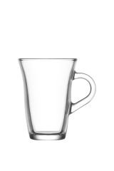 Çay Bardağı Kulplu Nisa 6 Lı