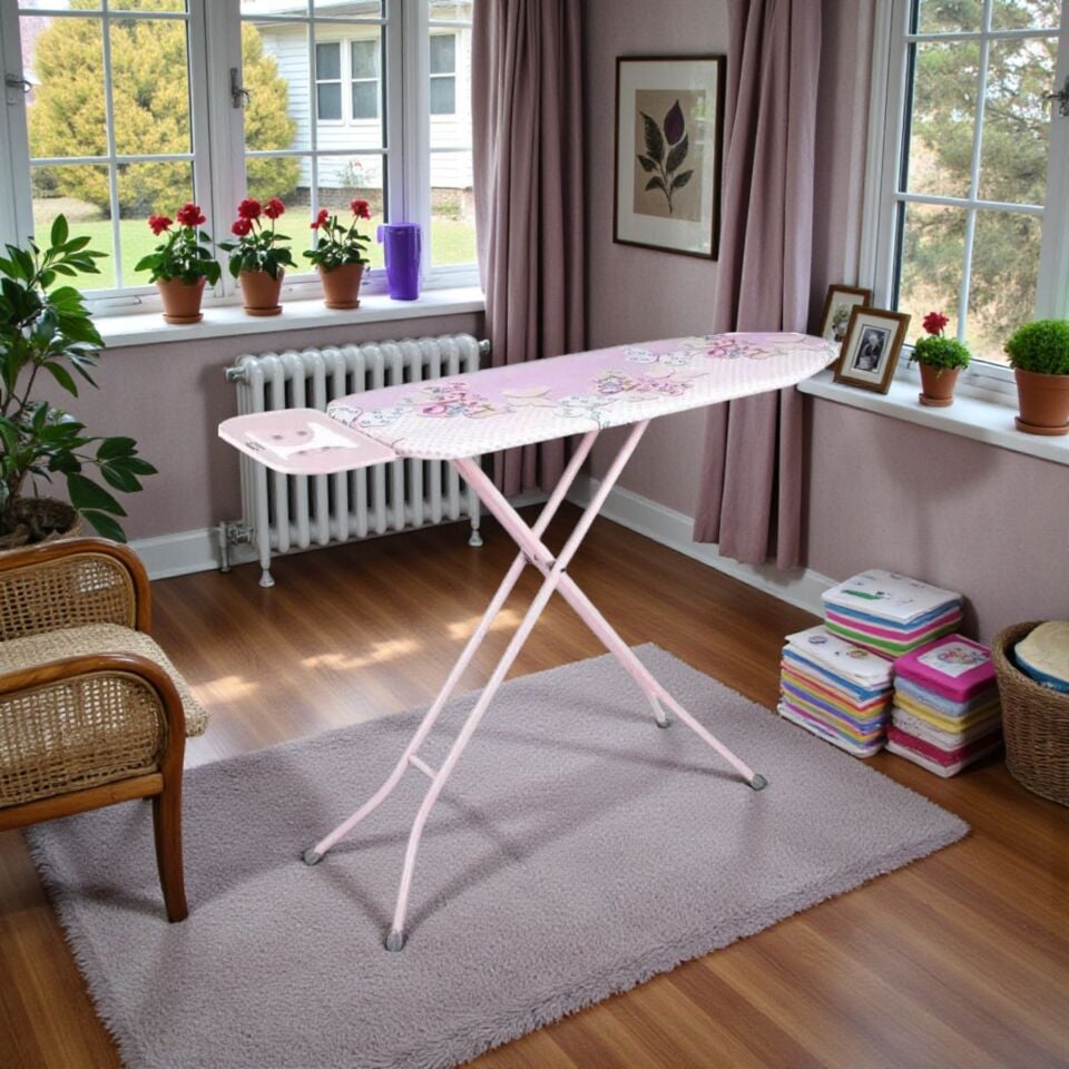 DOĞRULAR EKO CLASS PEMBE FİŞSİZ ÜTÜ MASASI