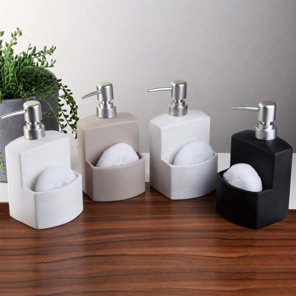 Gnl G2650 Stoneware Süngerli Sıvı Sabunluk 500 Ml.