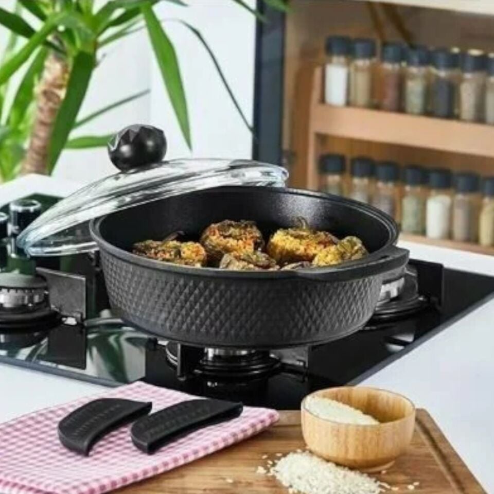 Kahramanlar KAH 3531 Motto Basık Tencere 22 Cm