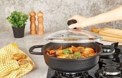 Kahramanlar KAH 3531 Motto Basık Tencere 22 Cm