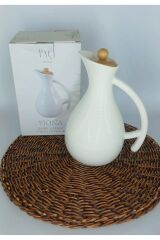 Şnr 101716 Yağlık Bambu Kapak Porselen Fiona Büyük Boy