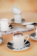 HXF-05097 Felex 6'lı Kahve Fincan Takımı 90 ml