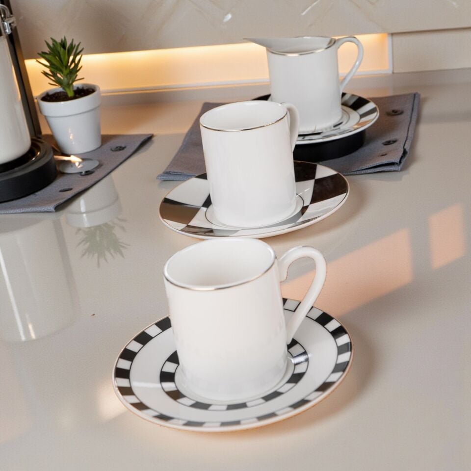 HXF-05097 Felex 6'lı Kahve Fincan Takımı 90 ml