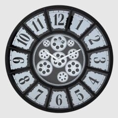 Aypaş Ayp 500-kg Duvar Saati Çarklı Siyah