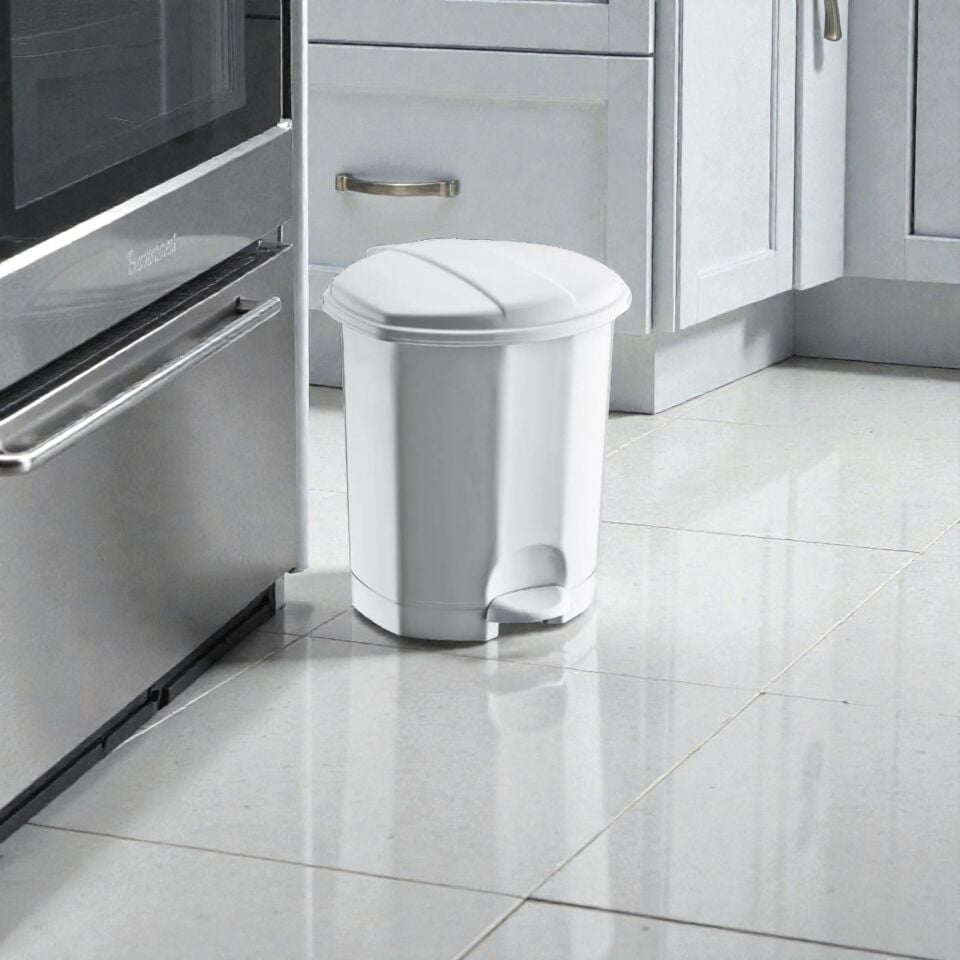 Plastik Dün 01013 Pedallı Çöp Kovası 18 Litre