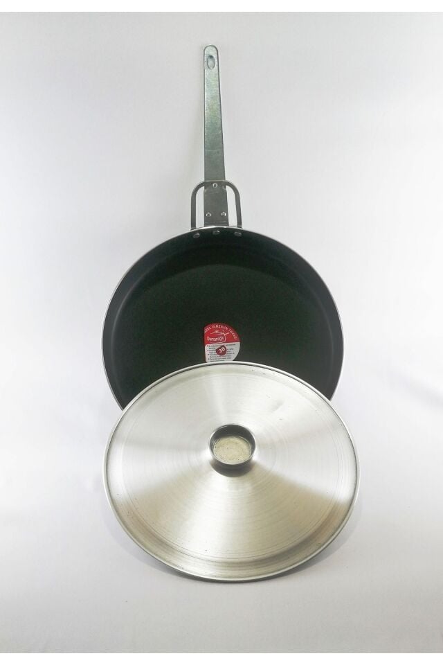 Çift Katlı Teflon Metal Saplı Özel Giresun Tavası 38 Numara