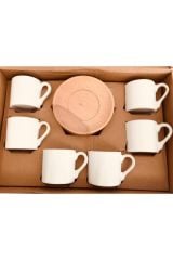 Cupa Home Kahve Fincan Takımı Bambu Tabaklı