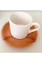 Cupa Home Kahve Fincan Takımı Bambu Tabaklı