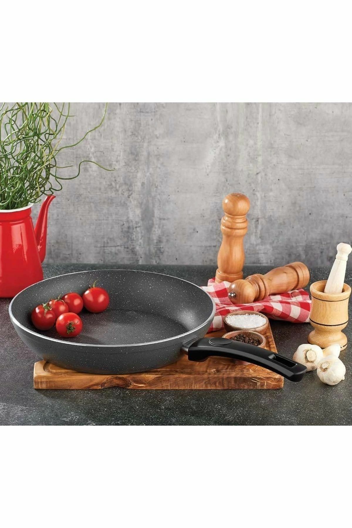 Ezme Granit Tek Kulplu Tava 20 Cm