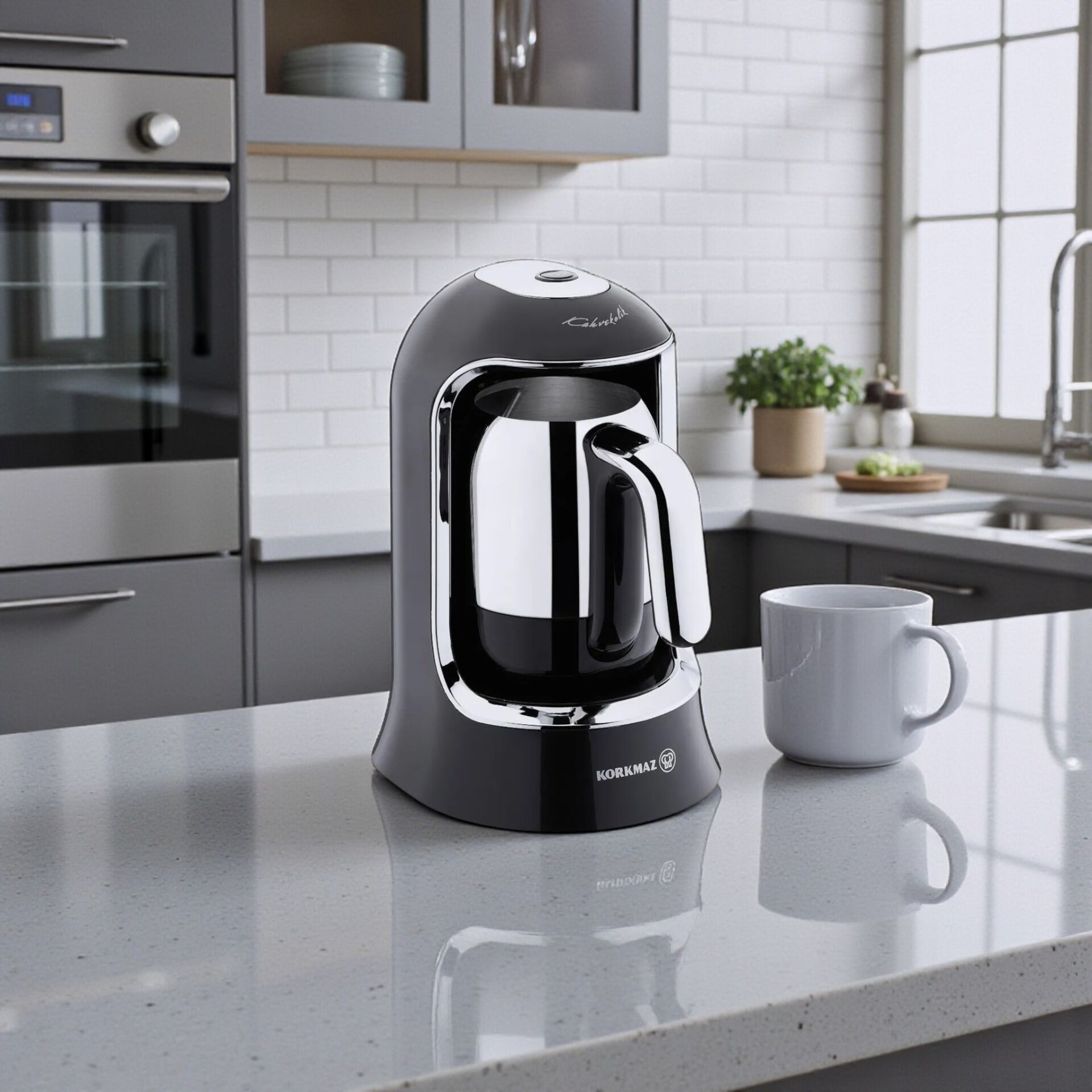 A860-07 Kahvekolik Siyah/krom Otomatik Kahve Makinesi