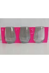 Küçük Boy 3'lü Ayaksız Meşrubat Bardağı Fma04407