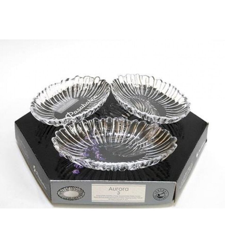 Paşabahçe 10545 Çerezlik Oval Küçük 3'Lü