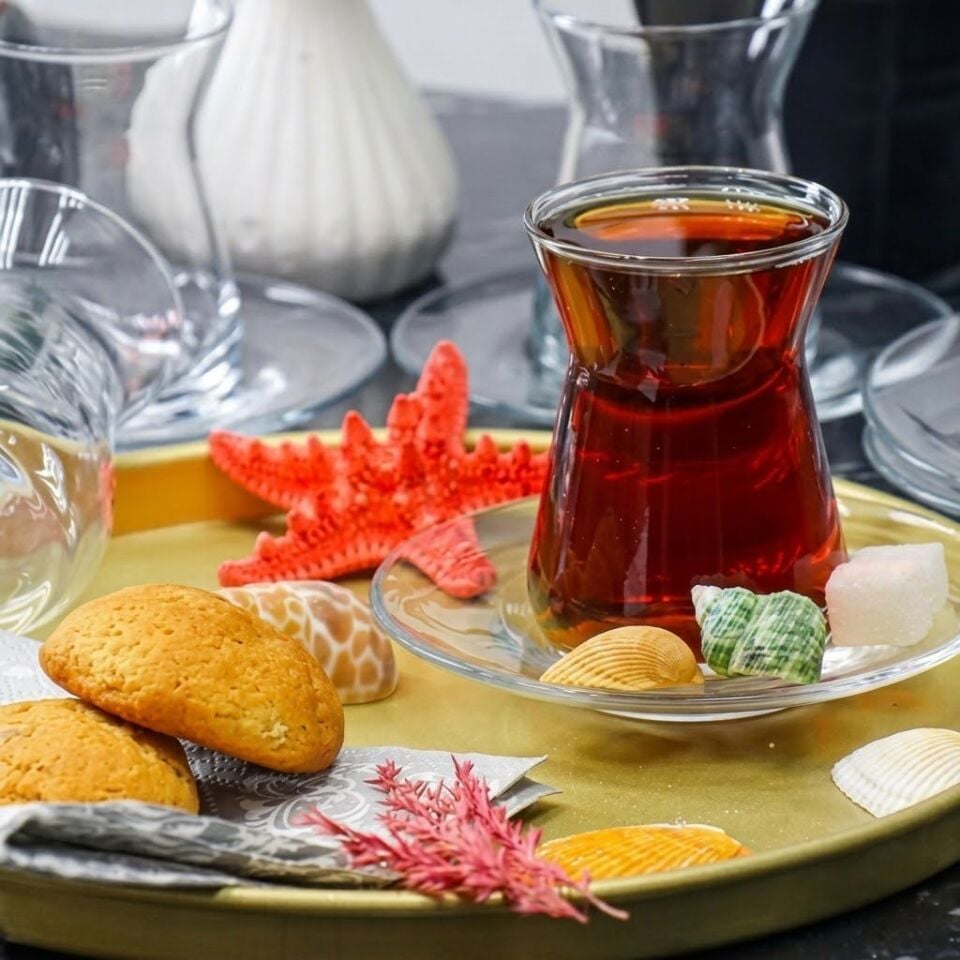 Çay Takımı İrem G4you Sade 6'lı