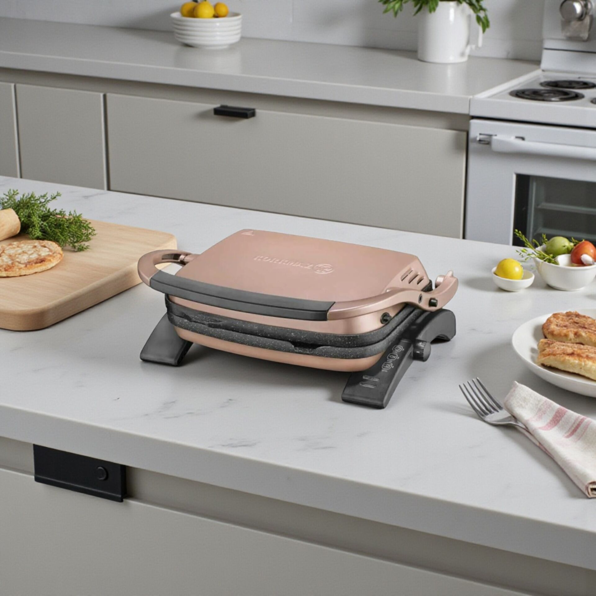 Korkmaz KOR A329-20 Tostkolik Rosagold Granit Tost Makinesi