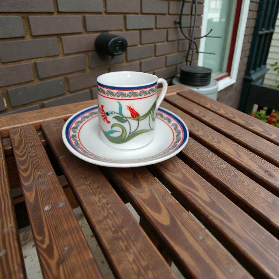 Şener ŞNR 101465 Kahve Fincanı Çhini Motifli 6'lı