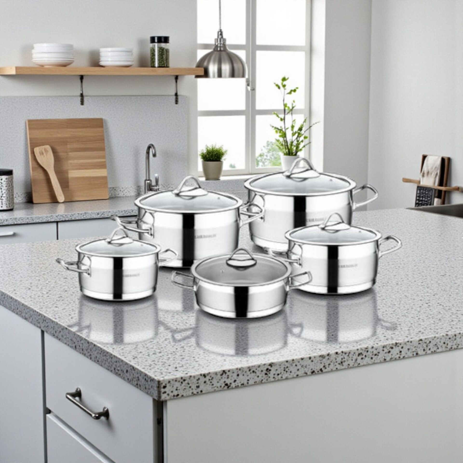 Kahraman KAH 2020 Tencere Seti Sırma 10 Prç.