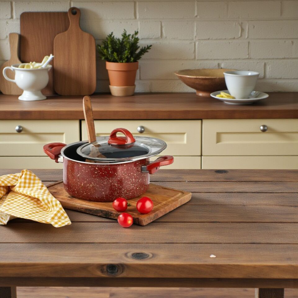 Kahraman KAH 3143 Tencere Derin Kiremit No 24