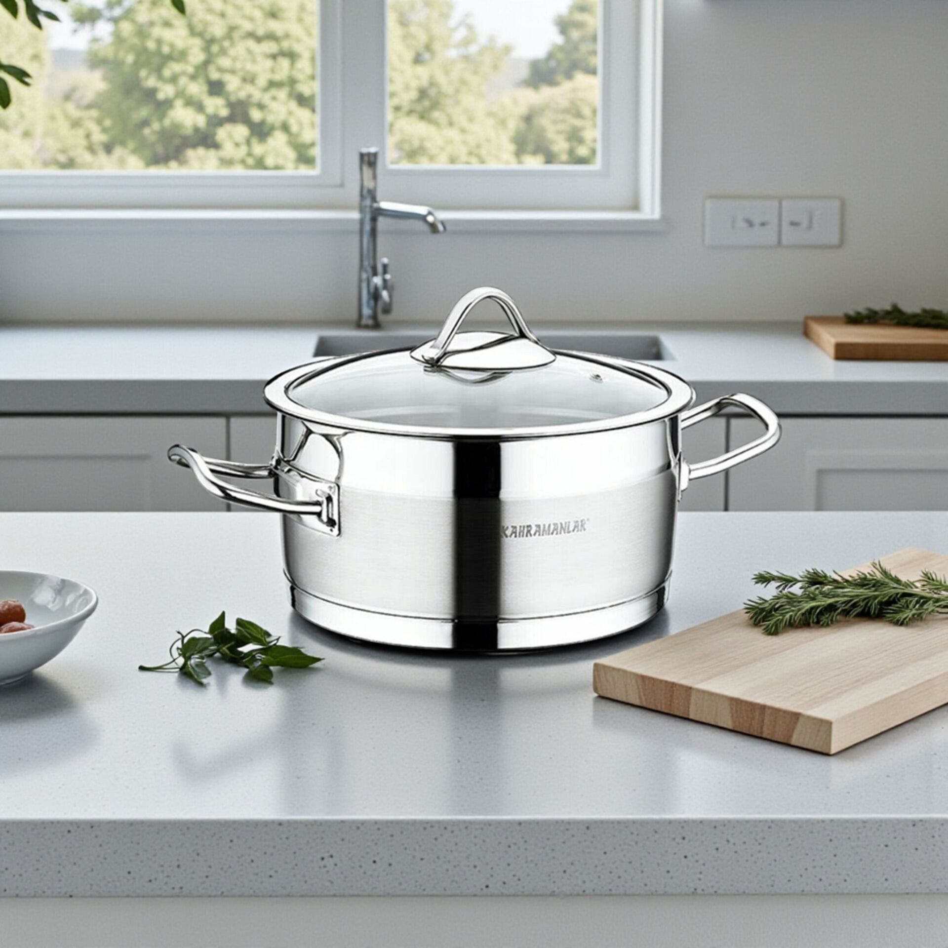 Kahraman Kah 2024 Tencere Sırma Derin Çelik 18x10 Cm