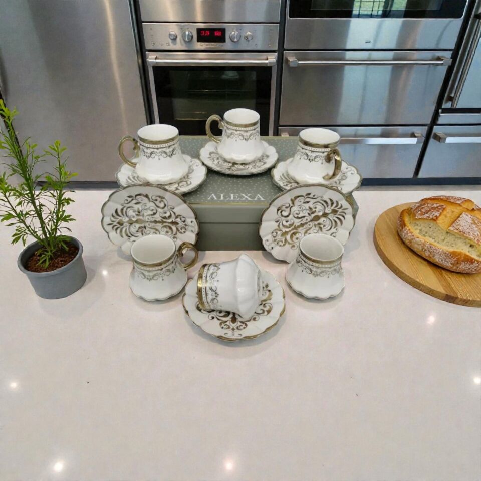 ŞNR 101857 KAHVE FİNCANI ALEXA 6'LI