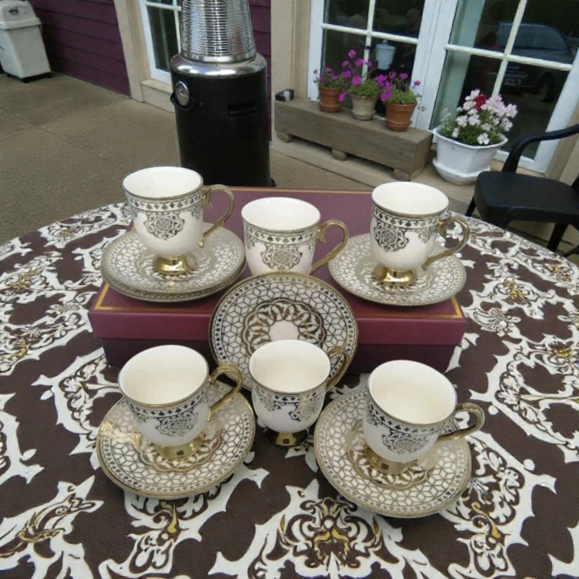 ŞNR 101881 Kahve Fincanı Eliza 6'Lı