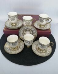 ŞNR 101881 Kahve Fincanı Eliza 6'Lı