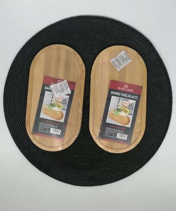 ALP 0033 YAĞDANLIK ALTI BAMBU 23X12 CM 1X24