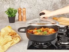 Kahraman KAH 3532 Motto Basık Tencere 24 cm