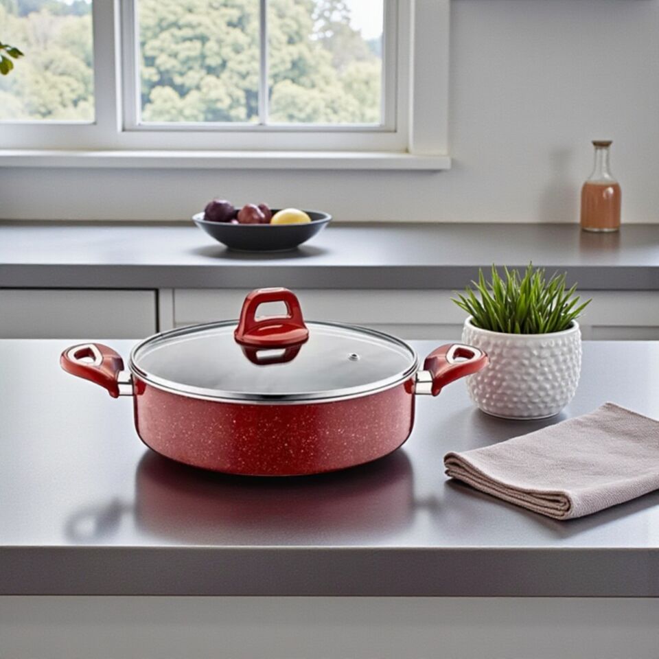 Kahraman KAH 3150 Kiremit Basık Tencere 26 Cm