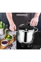 Kahraman KAH 2132-S Platin Güveç Düdüklü Tencere 7 LT