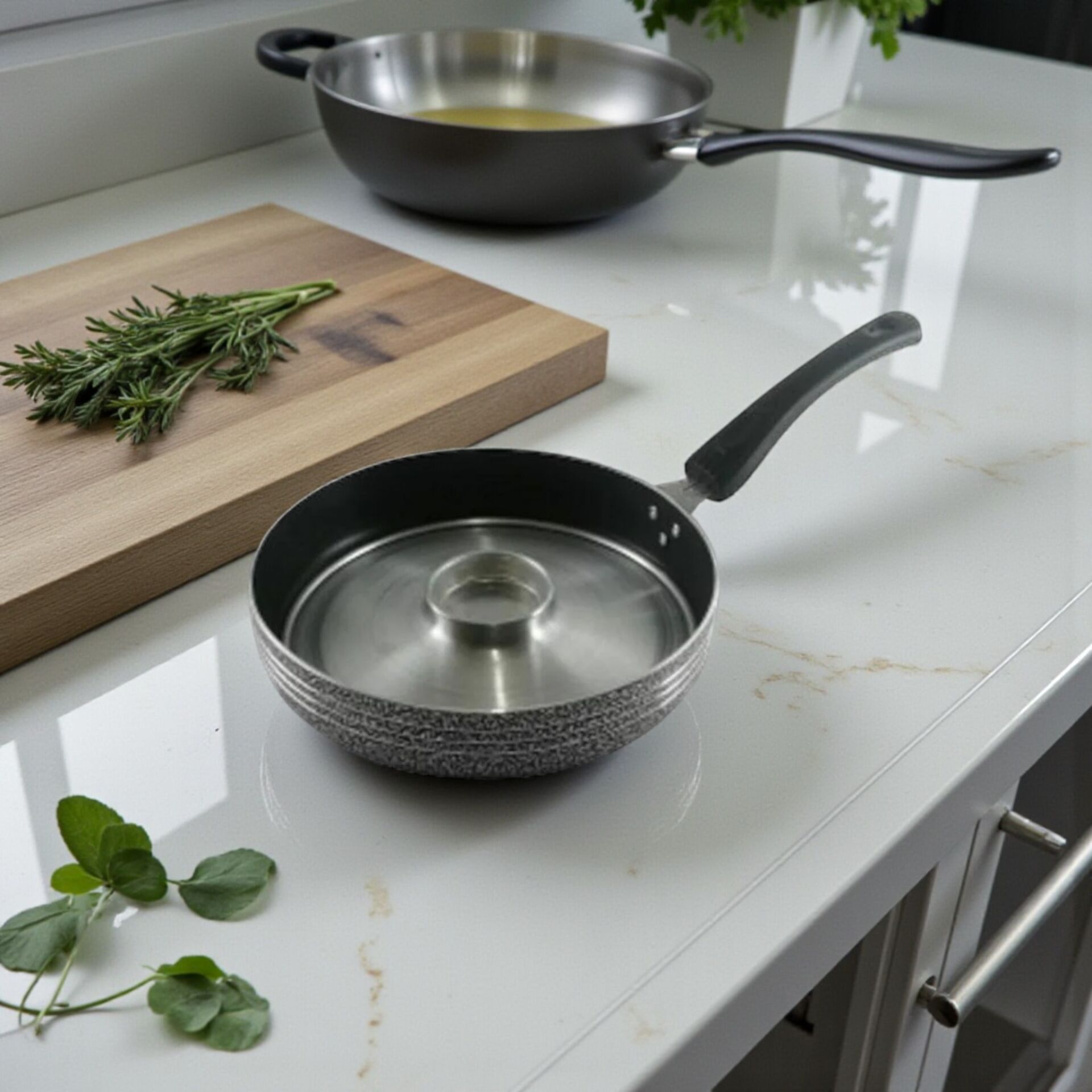 Dumanoğlu Dum Tv 24 Çift Katlı Teflon Özel Giresun Kızartma Tavası 24 Numara