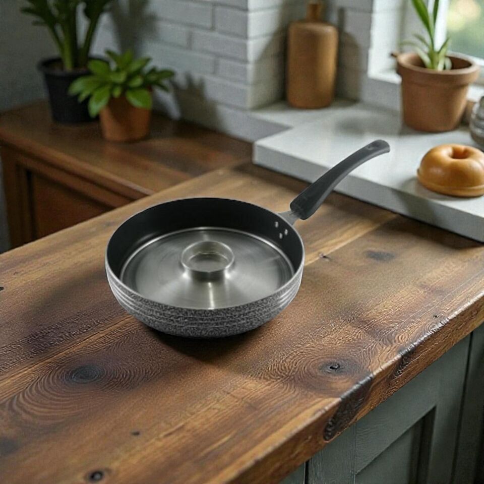 Dumanoğlu Dum Tv 24 Çift Katlı Teflon Özel Giresun Kızartma Tavası 24 Numara