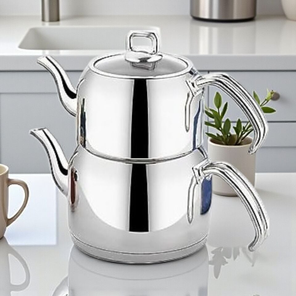 Kahraman KAH 1065 Karmen Mega Boy Çelik Çaydanlık