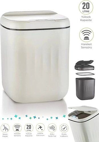 BAYSA BYS 1620 Sensörlü Çöp Kovası 20 LT