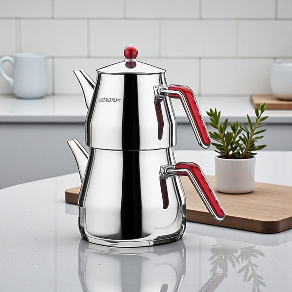 Kahramanlar KAH 1024 Prizma Mini Boy Çelik Çaydanlık 