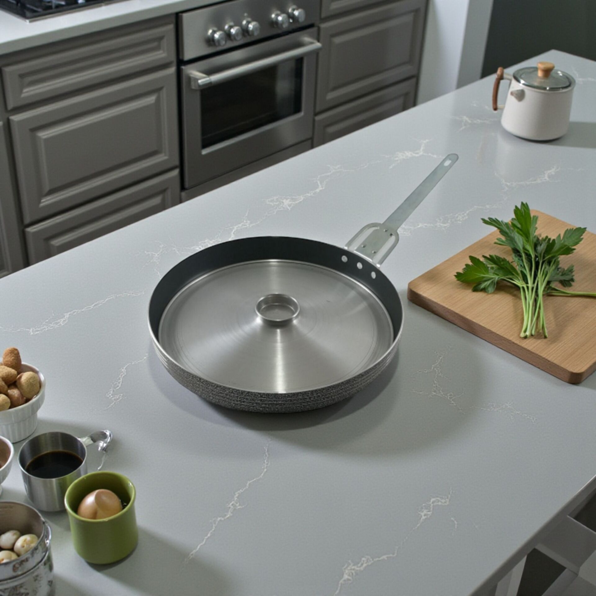 Dumanoğlu Metal Saplı Tava 34 Numara