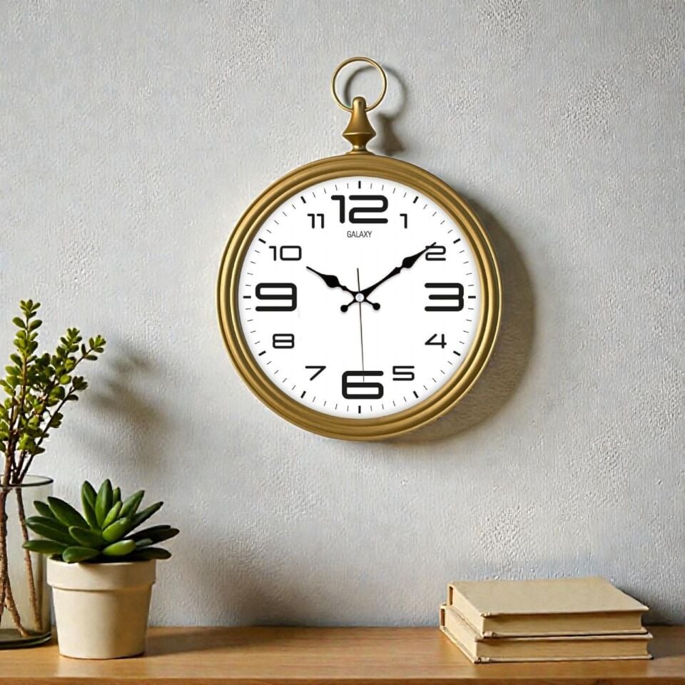 DUVAR SAATİ BEYAZ KADRAN