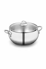 Korkmaz KOR A1075 Tombik Derin Çelik Tencere 24x12 cm 5,5 Litre