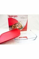 Paşabahçe 59024/1 Plastik Kapaklı Kare Borcam