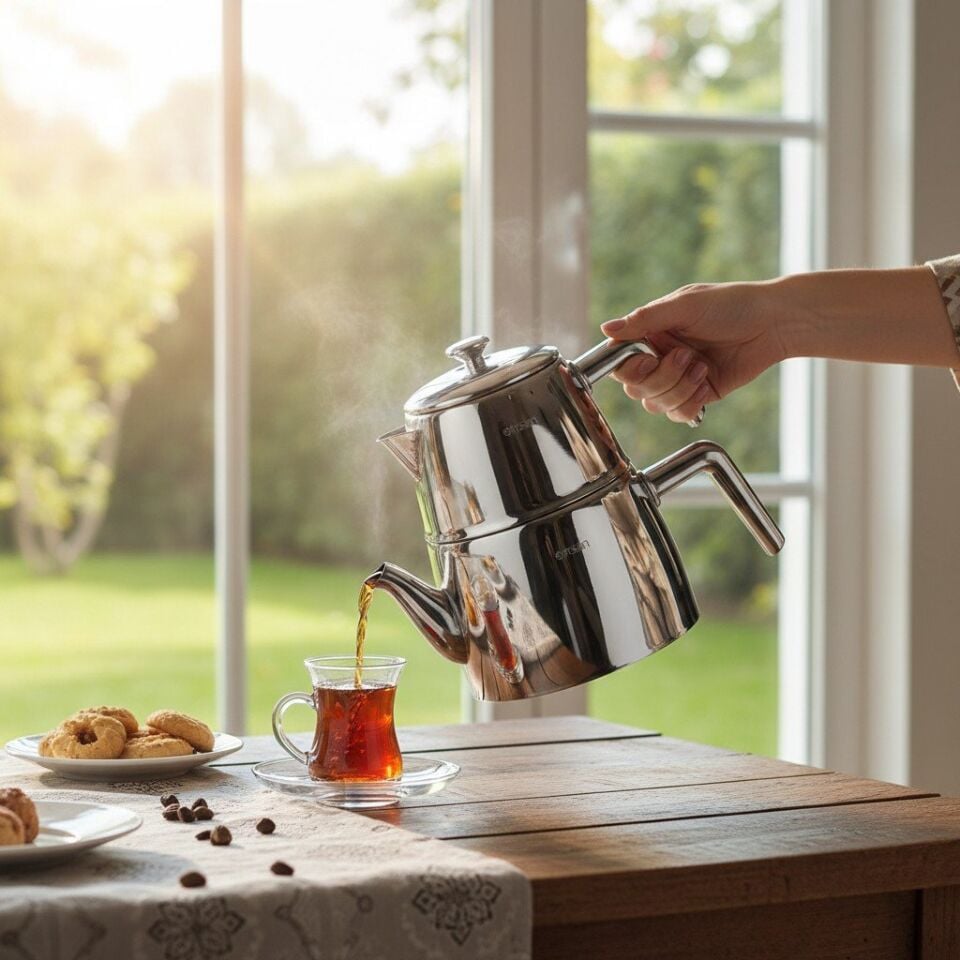 Çaydanlık Takımı Time Tea Inox