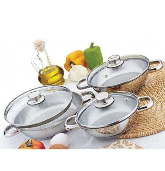Tava Omlet Set Cam Kapak
