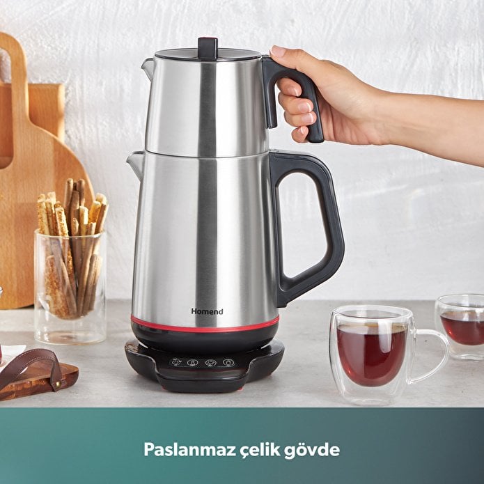 Homend Royaltea 1708H Dokunmatik Konuşan Çay Makinesi