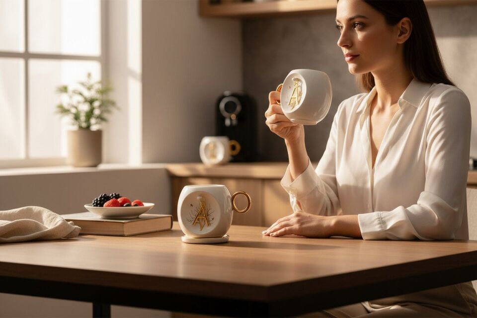 Acar KAI22.0388 Harfli Mug Kupa