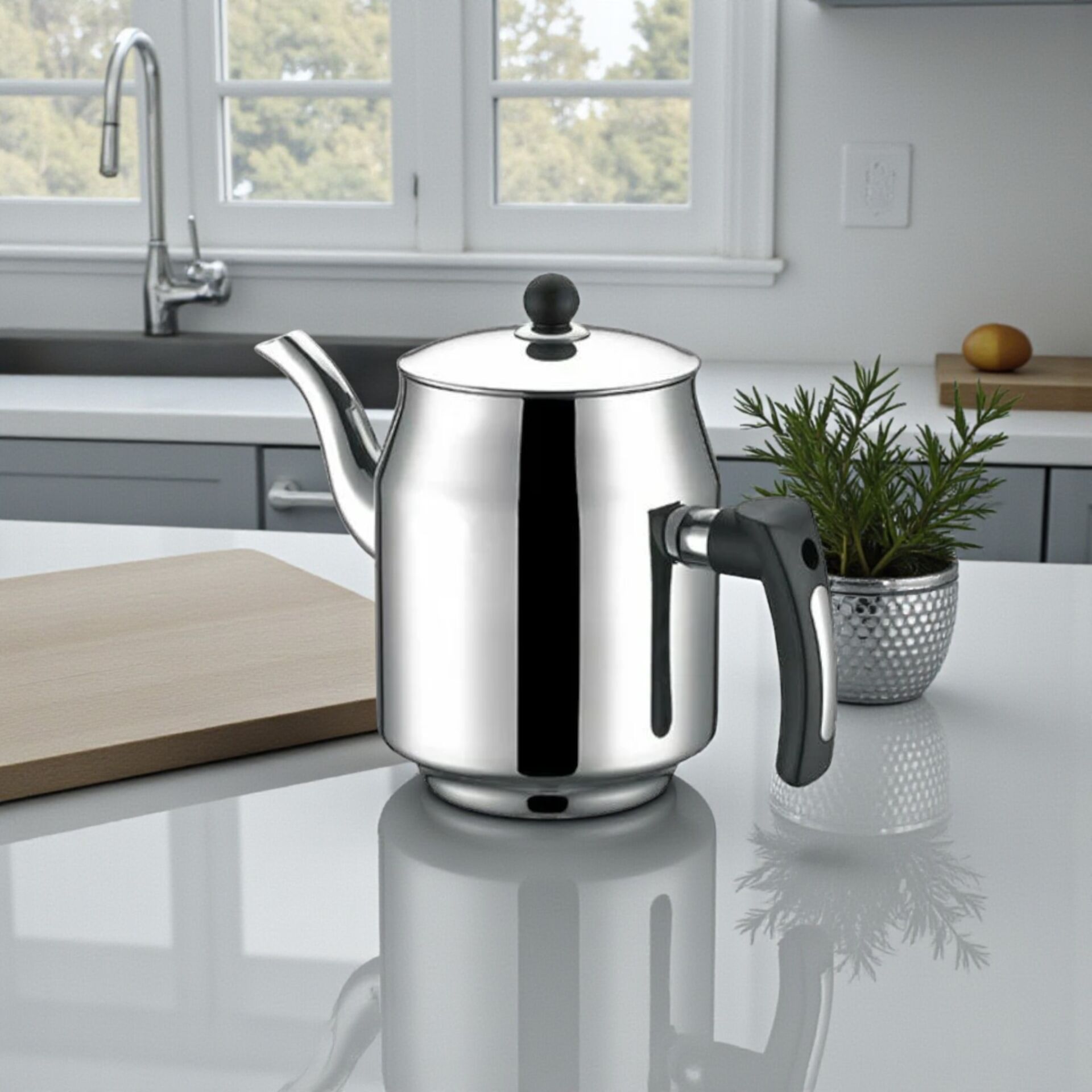 Kahraman KAH 1091 Kahveci Demliği Çelik 2 No 1.70 Lt