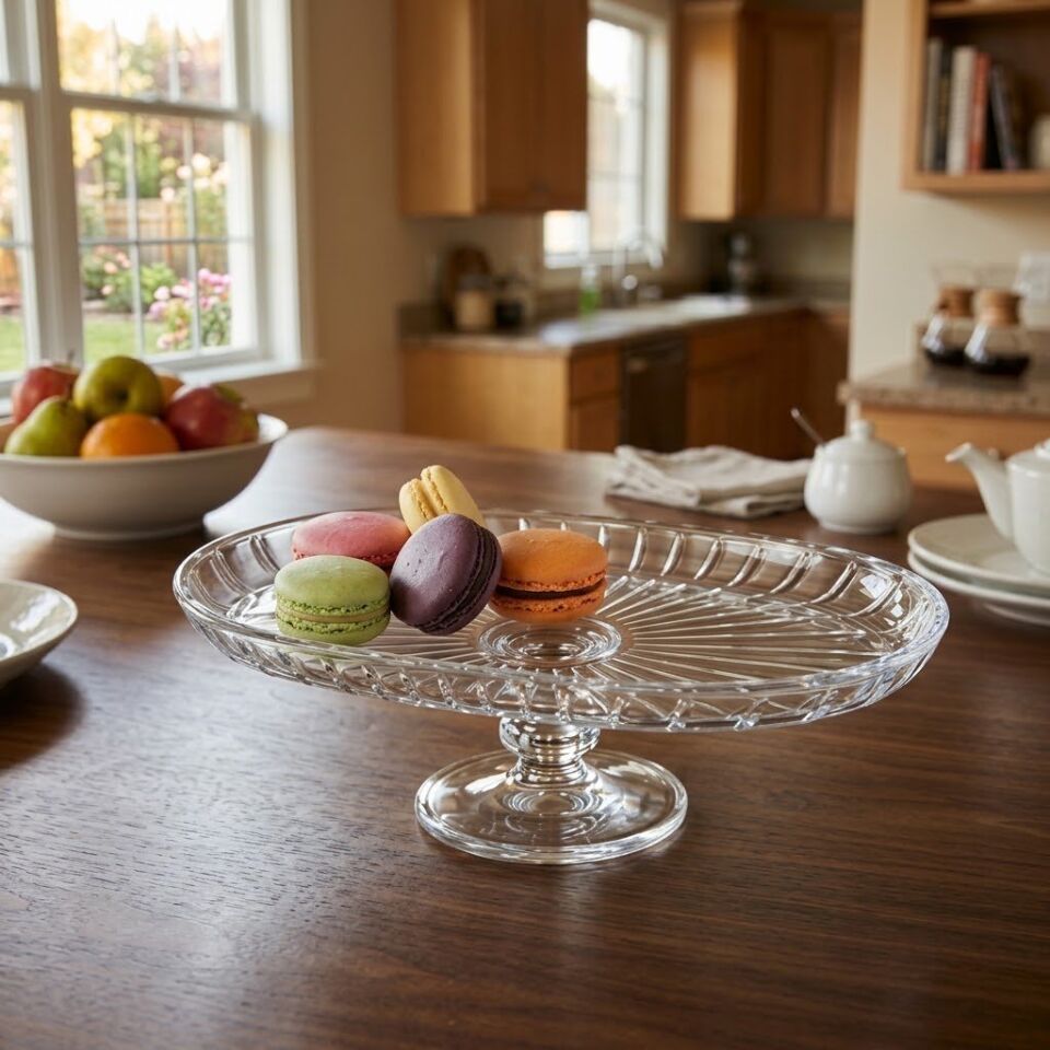 PAŞABAHÇE SERVİS TABAĞI AYAKLI ELEGANT OVAL