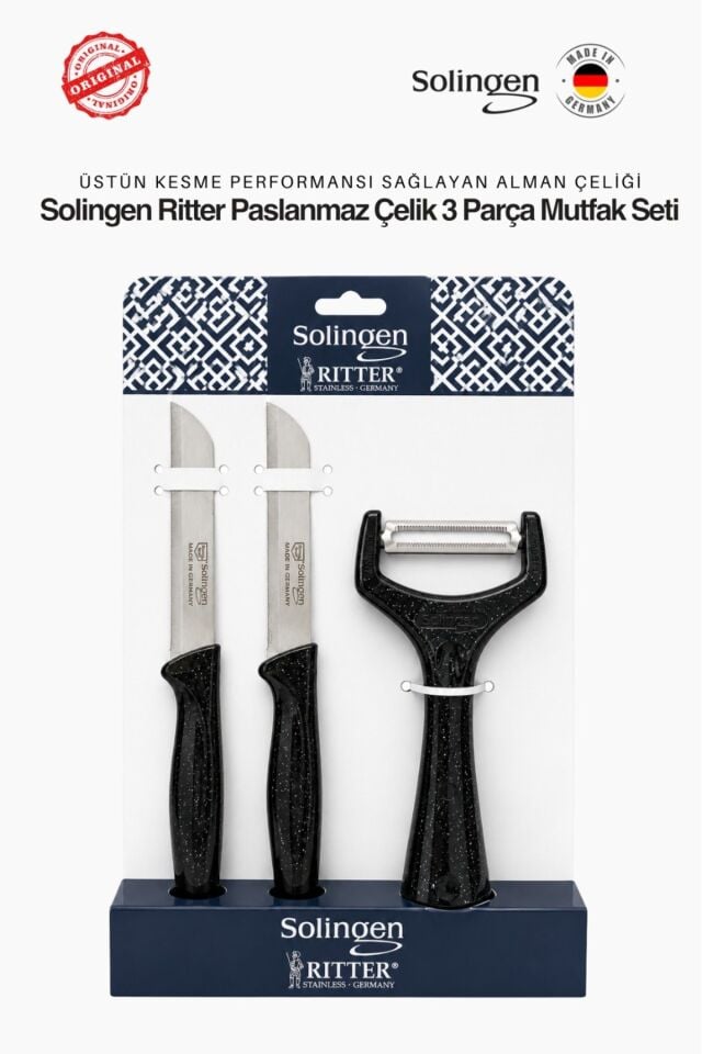Solingen Soyacak Seti 3'LÜ