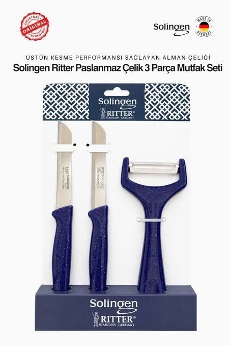 Solingen Soyacak Seti 3'LÜ