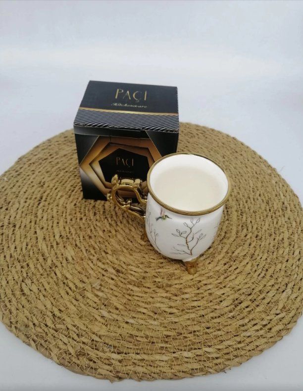 Şener ŞNR 800435 Kupa Luna Gold Kuş Desen